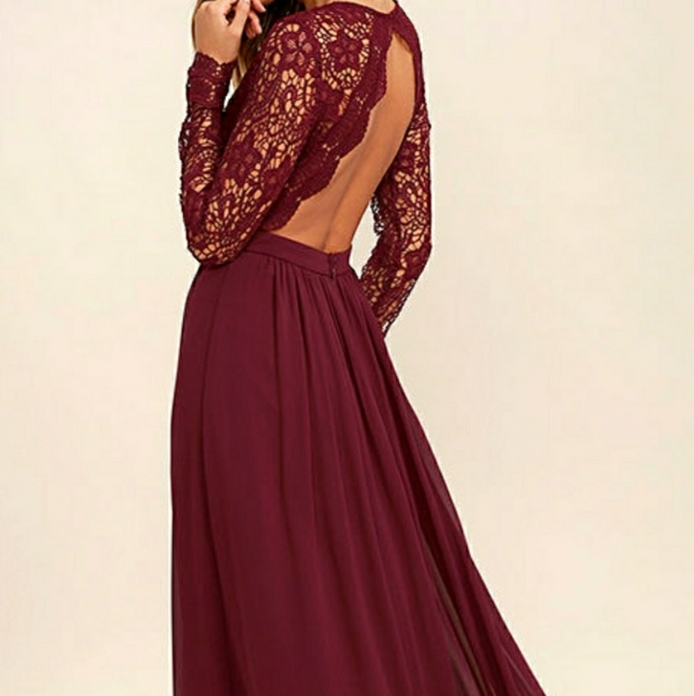 Open Back Lace dress